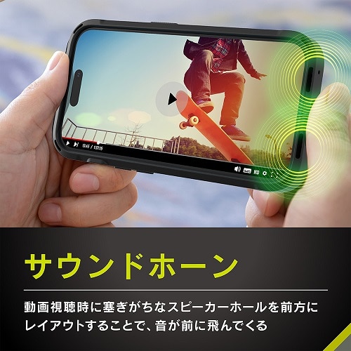 gjeB iPhone 15 [GRAV] Ռz nCubhP[X TR-IP23M2-GR-CLBK