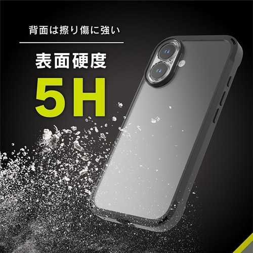 gjeB iPhone 16 [GRAV Solid UNLIMITED] ݌v Ռz nCubhP[X TR-IP24M2-GRUSL-CLBK