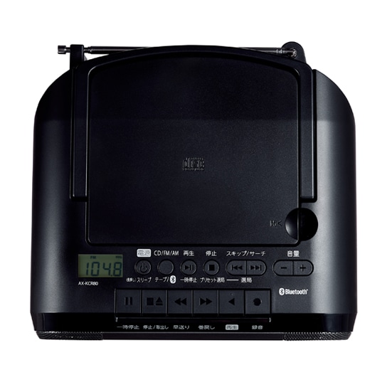 AUREX&nbsp;CD���W�I�J�Z�b�g���R�[�_�[&nbsp;AX-KCR80(K)