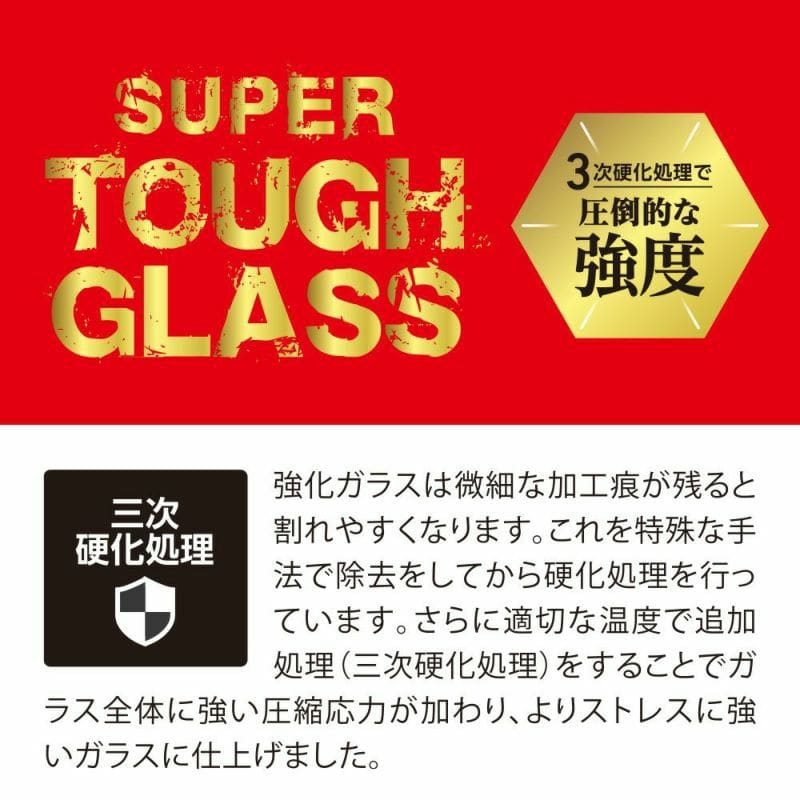 Deff iPhone 16 Prop tیKXtB@SUPER TOUGH GLASS DG-IP24MPM3SF