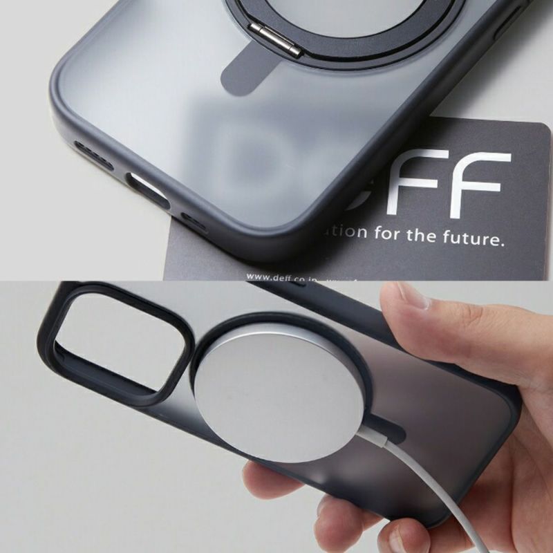 Deff iPhone 16 Prop OX^htP[X ETANZE RING MASTER DCS-IPE24MPMRBK