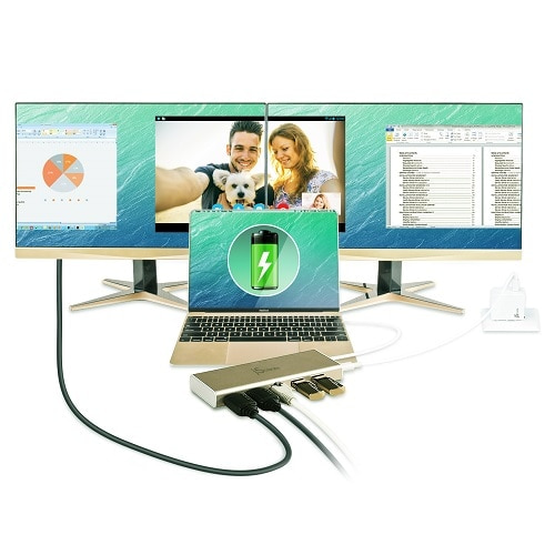 j5 create JCD381 DUAL HDMI DisplayΉMulti Dock JCD381
