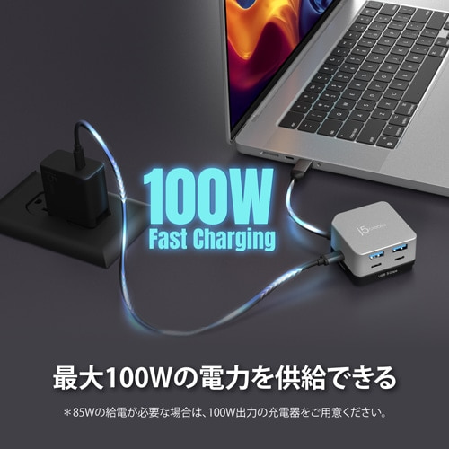j5 create&nbsp;USB-C �t���L�V�u���|�[�g���ځ@�}���`�n�u&nbsp;JCD361