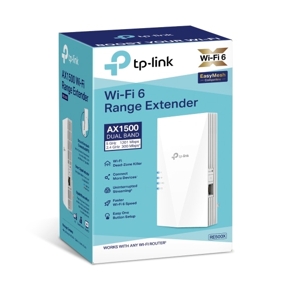 TP-LinkieB[s[Nj AX1500 fAohWi-Fi 6p RE500X