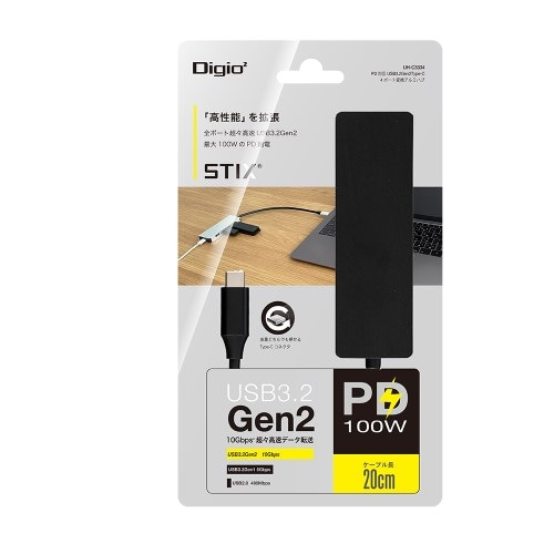 iJoV STIXV[Y PDΉUSB3.2Gen2 4|[gϊA~nu UH-C3334BK