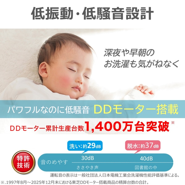 東芝（TOSHIBA） 全自動洗濯機 ZABOON｜AW-8DHB6(W)｜[通販]ケーズデンキ