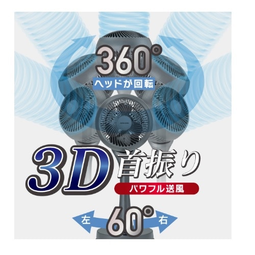 AsbNX Circulation Fan [|ȒPT[L[Vt@ ] AFC-945R(GY)
