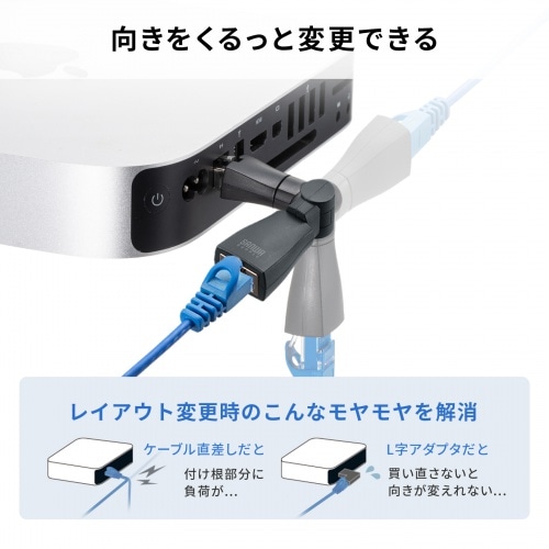 �T�����T�v���C&nbsp;RJ-45 ��]���A�_�v�^�iCat6A�ESTP�j&nbsp;ADT-RJ6A-3D