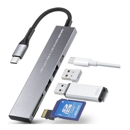 TTvC USB 5Gbps 3|[g X nuiJ[h[_[tEType-Cڑj USB-3TCHC21MS