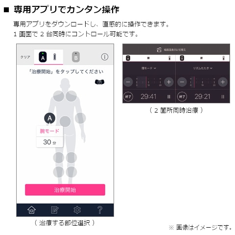 オムロン コードレス低周波治療器 充電式 スマホ連携 マイクロカレント Hv F602t 通販 ケーズデンキ