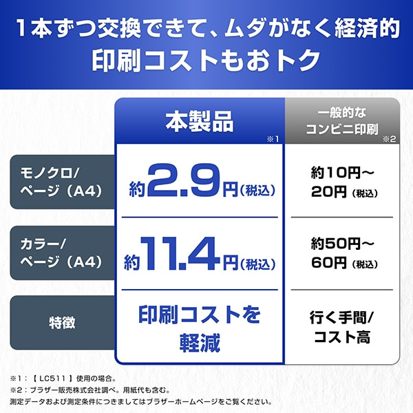 brotheriuU[j CNJ[gbW 2pbN LC511BK-2PK