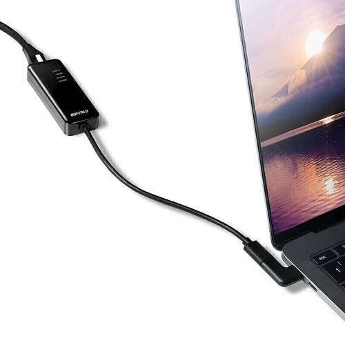 obt@[iBuffaloj LANA_v^[@USB Type-CΉf@LUA5-U3-CGTEV[Y LUA5-U3-CGTE-BK