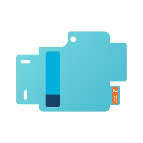 SAMSUNGiTXj Z Flip5 Front Protection Film/Transparent EF-UF731CTEGJP