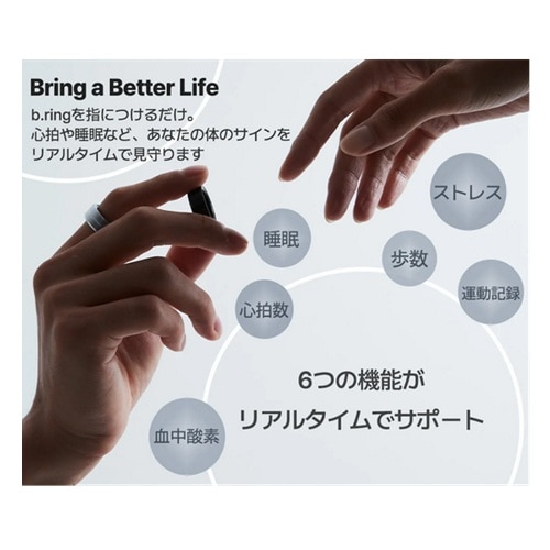 APPOSTER JAPAN �i��߽���ެ��� �j&nbsp;b.ring G1 �X�}�[�g�����O �i�X�e�����X�X�`�[�� �jSize US10&nbsp;B103SBKRNG