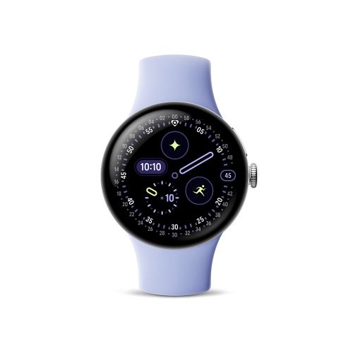 GoogleiO[Oj PixelWatch4 41mmPolished Silver /Iris GA10840-US