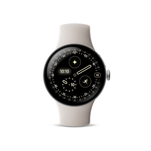 GoogleiO[Oj PixelWatch4 41mmPolished Silver/Porcelain GA10830-US