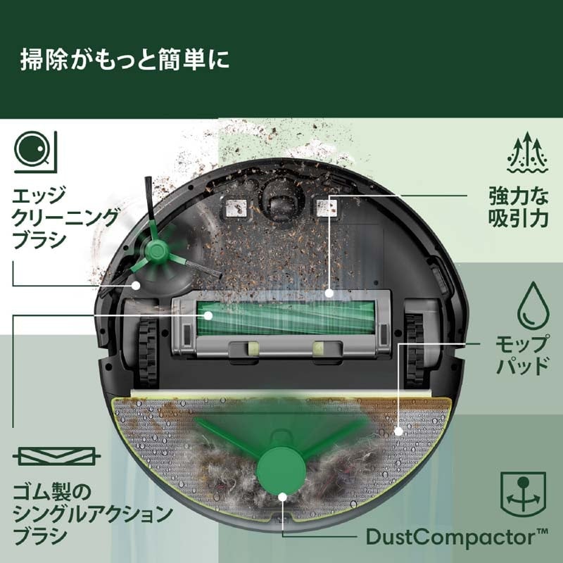 iRobot(アイロボット) Roomba 205 DustCompactor Combo iRobot(アイロボット) Roomba 205 DustCompactor Combo