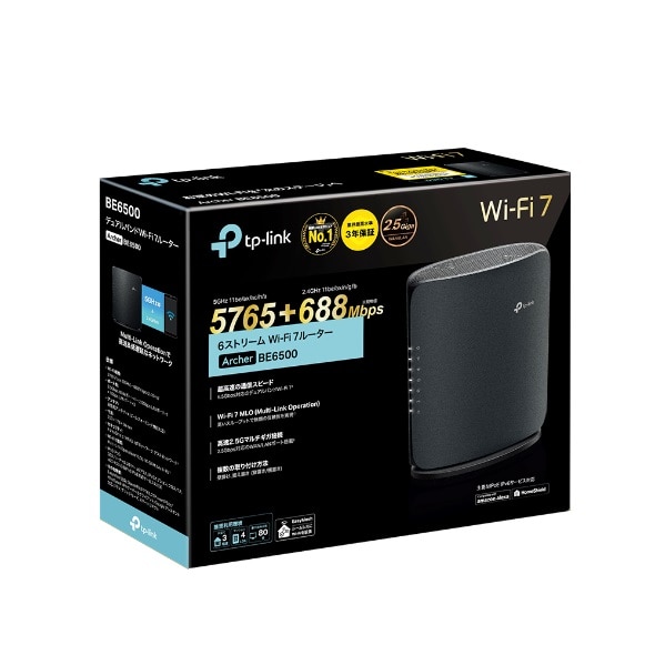 TP-LinkieB[s[Nj fAohWi-Fi 7[^[ Archer BE6500