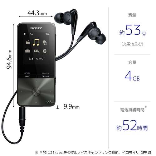 SONY（ソニー） メモリープレーヤー｜NW-S313 B｜[通販]ケーズデンキ