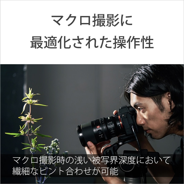 SONYi\j[j fW^J[E}Eg]pY FE 100mm F2.8 Macro GM OSS