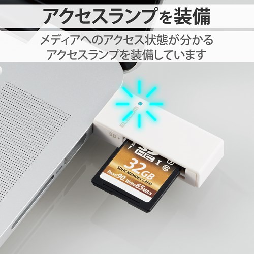 GR USB2.0ΉJ[h[_/XeBbN^Cv MR-D205WH