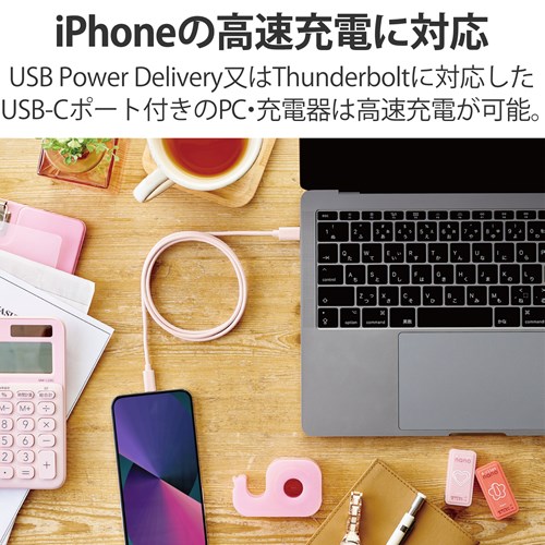 GR USB-C(TM) to LightningP[u(X^_[h) U2C-APCL10PN