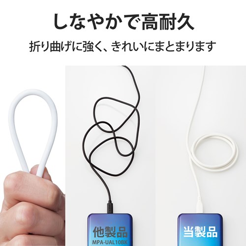 GR USBP[u USB A to USB C VRf RoHS ȈՃpbP[W MPA-ACSS10WH