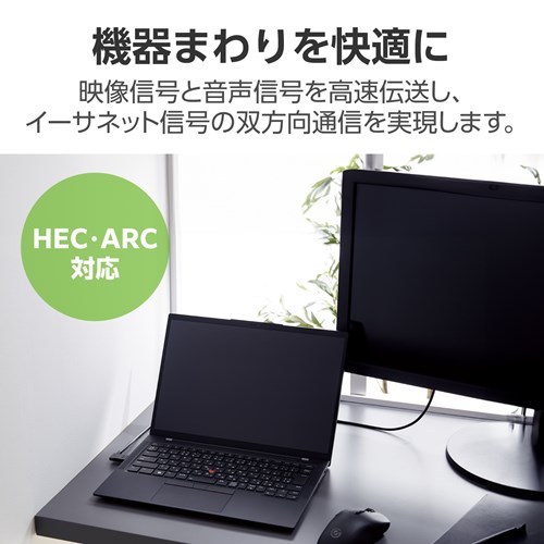 GR HDMI P[u HIGH SPEED with Ethernet L  1m CAC-HD14EYL10BK