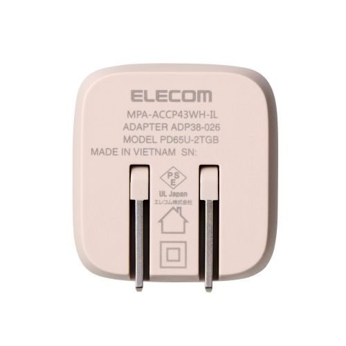 GR ILMF USB Power Delivery 65W L[uAC[d MPA-ACCP43WH-IL