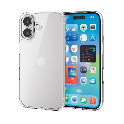 �G���R��&nbsp;iPhone 16�p �n�C�u���b�h�P�[�X&nbsp;PM-A24AHVCG1CR