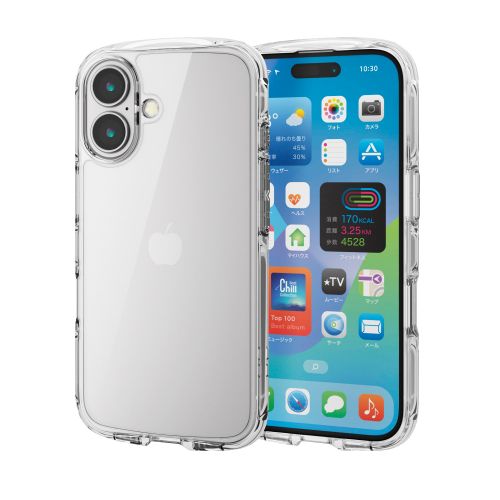 �G���R��&nbsp;iPhone 16 TOUGH SLIM LITE �n�C�u���b�h�P�[�X&nbsp;PM-A24ATSLACR