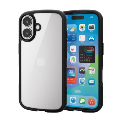 �G���R��&nbsp;iPhone 16�p TOUGH SLIM LITE �n�C�u���b�h�P�[�X&nbsp;PM-A24ATSLFCGBK