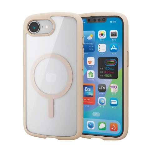 GR iPhone 16e TOUGH SLIM LITE P[X t[J[ MAGKEEP PM-A25STSLFCMWH