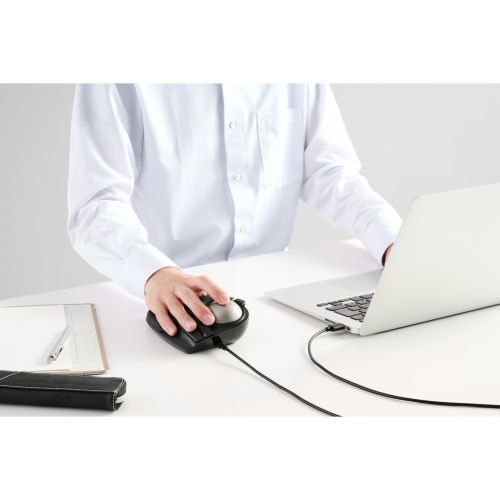 エレコム ワイヤレストラックボール HUGE PLUS 10ボタン/ベアリング｜M