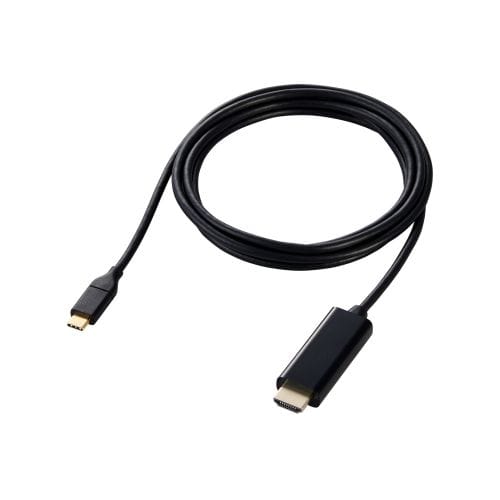GR USB Type-C(TM) - HDMI(R)ϊP[u DH-CHDMI20BK