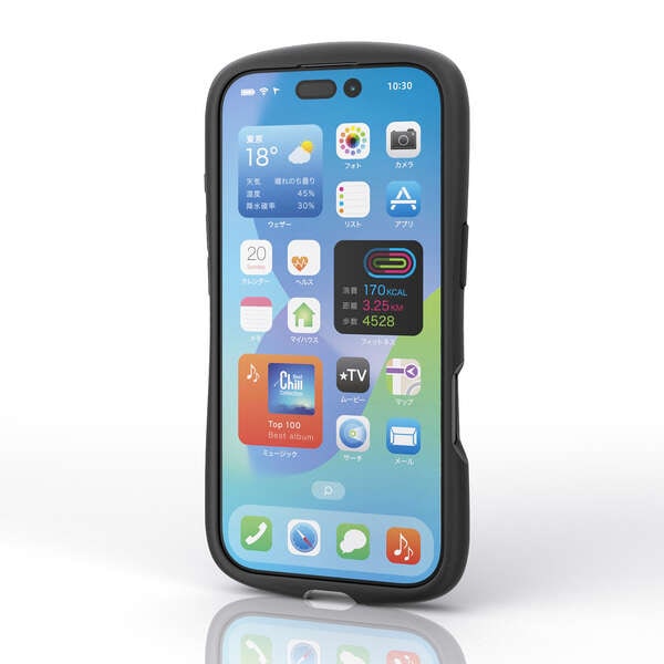 GR iPhone 17Ή Grippy nCubhP[X ^XebJ[t PM-A25AGRPFCBK