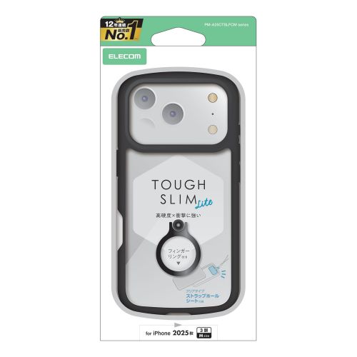 �G���R��&nbsp;iPhone 17 Pro�p�@TOUGH SLIM LITE �P�[�X �����O�t&nbsp;PM-A25CTSLFCRBK