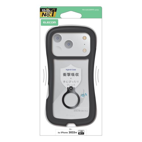 �G���R��&nbsp;iPhone 17 Pro�p�@Grippy  �n�C�u���b�h�P�[�X �����O�t&nbsp;PM-A25CGRPFRBK