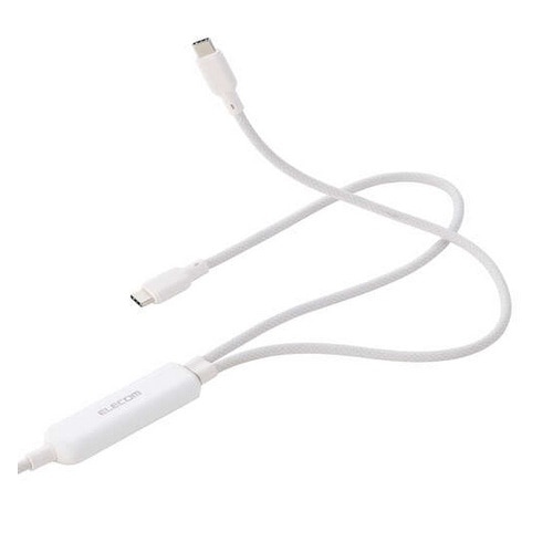 �G���R��&nbsp;USB Type-C(TM) - USB Type-C 2WAY�P�[�u��(USB2.0/140W/���b�V��)&nbsp;U2C-CCCA12WH