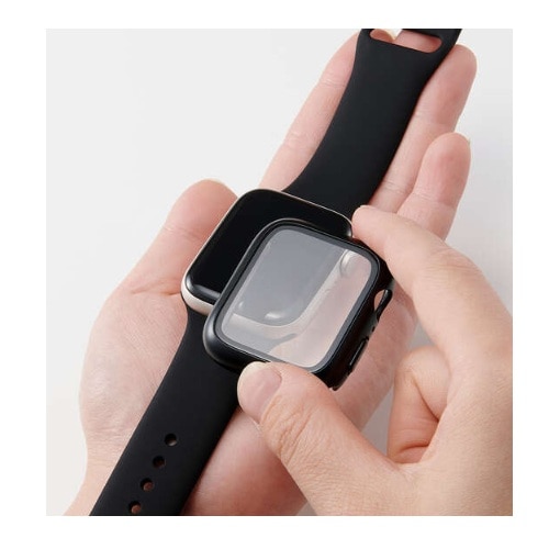 �G���R��&nbsp;Apple Watch SE(��3����)/Apple Watch SE(��2����)/Apple Watch SE [44mm]�Ή� �t���J�o�[�P�[�X&nbsp;AW-25DFCGPBK