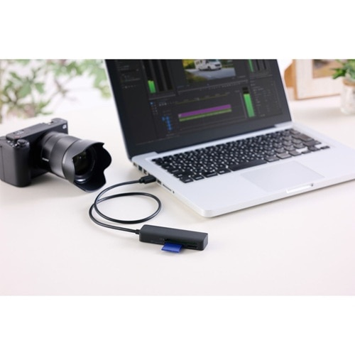 �G���R��&nbsp;USB-A�P�[�u���t�� �������[�J�[�h���[�_�[&nbsp;MR3-C30BK