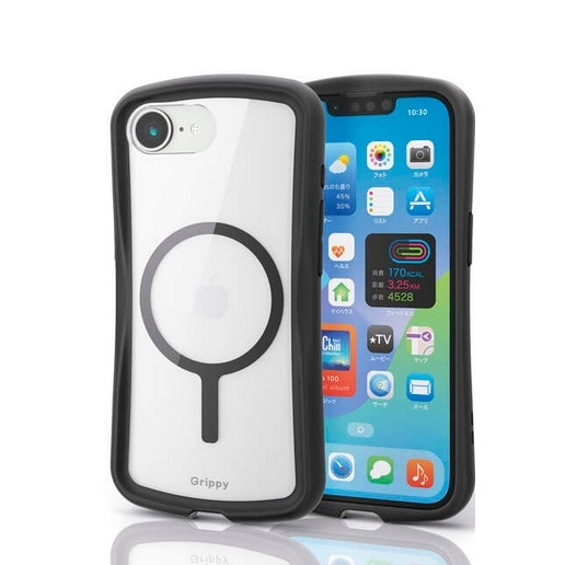 �G���R��&nbsp;iPhone 17e/16e �Ή� �n�C�u���b�h�P�[�X�iGrippy�j&nbsp;PM-A26SGRPFMBK