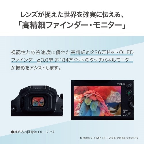 Panasonic（パナソニック） 望遠タイプデジタルカメラ LUMIX｜DC-FZ85D-K｜[通販]ケーズデンキ