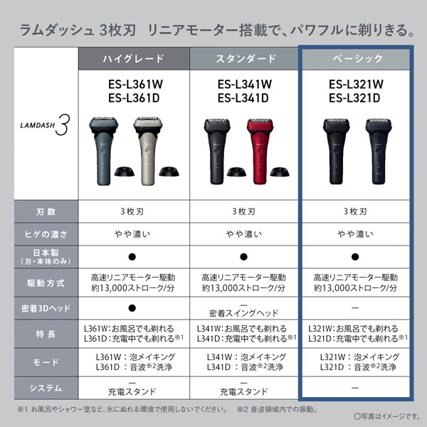 Panasonicipi\jbNj _bV RnVF[o[ ES-L321W-K