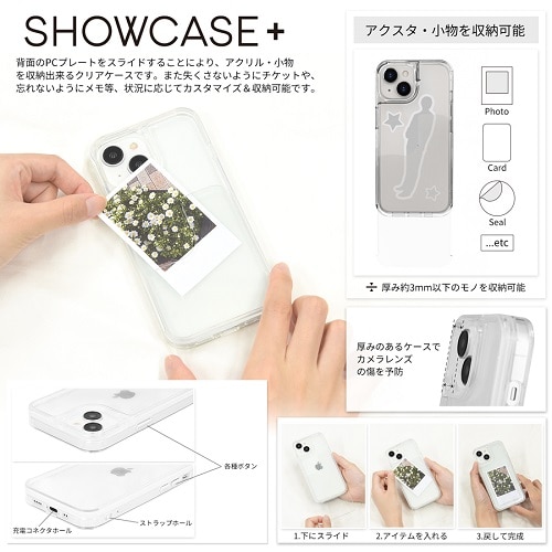 O}fB[Y TILN^[Y SHOWCASE+ iPhone 15 / 14 / 13 Ή P[X SANG-359MM