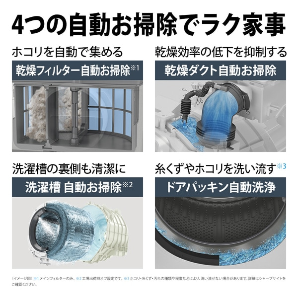 SHARP�i�V���[�v�j&nbsp;�v���Y�}�N���X�^�[ �h���������󊣑��@&nbsp;ES-12X2-WL