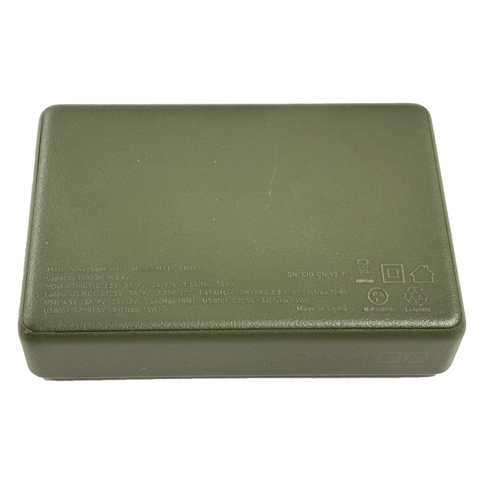 �b�h�n&nbsp;���o�C���o�b�e���[ Powerbank 001&nbsp;MATE-PB001-MGR