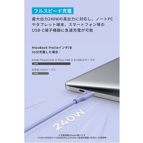ANKER PowerLine III Flow USB-C & USB-C P[u 0.9m A8552NQ2
