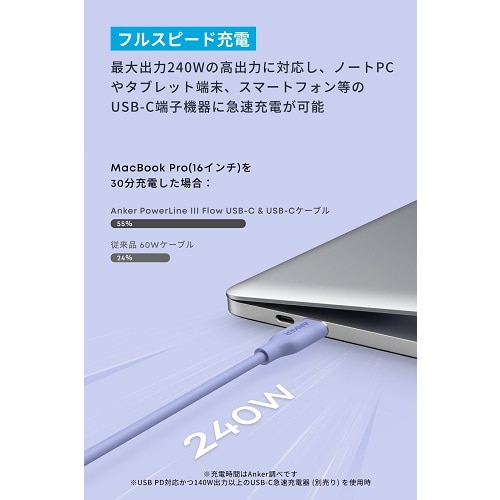ANKER PowerLine III Flow USB-C & USB-C P[u 1.8m A8553NQ2