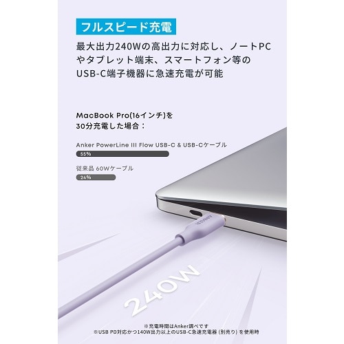 ANKER PowerLine III Flow USB-C & USB-C P[u 1.8m A8553NV2